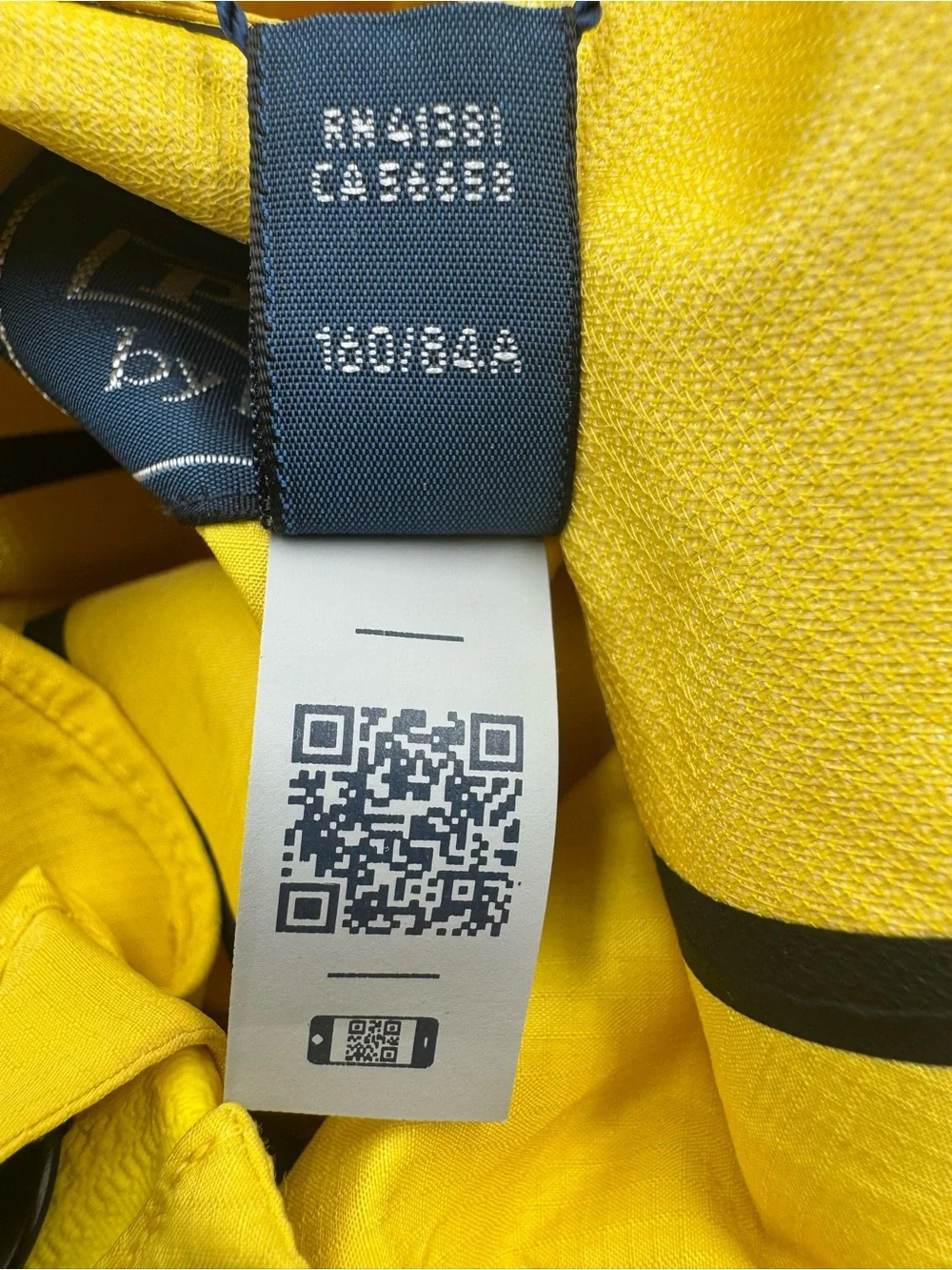 Polo by Ralph Lauren Bright Yellow Hooded Raincoat with Black Trim NWT! 🆕